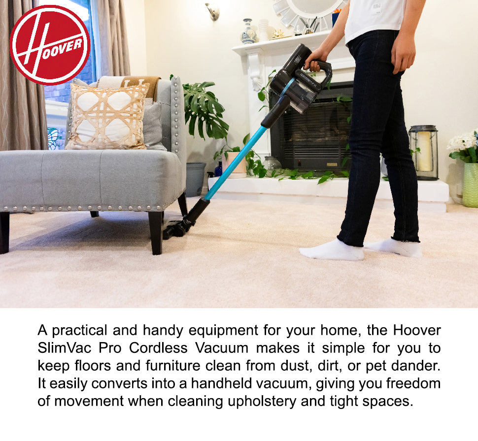 Hoover SLIMVAC Pro Cordless Vacuum Turquoise (HSV-SLP-SAA)