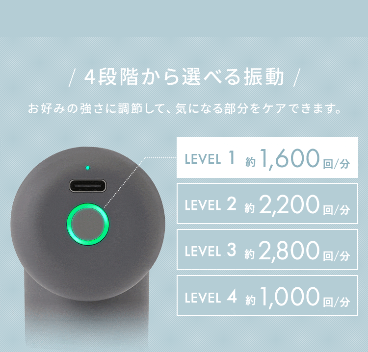 IRIS OHYAMA MICOLA Mini Massage Gun Compact & Powerful Muscle Relief (FRT-M01)