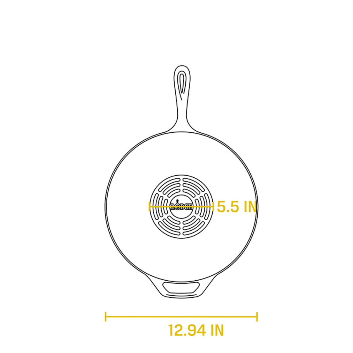 Lodge Chef Collection 12.5" Wok (LC12WINT)