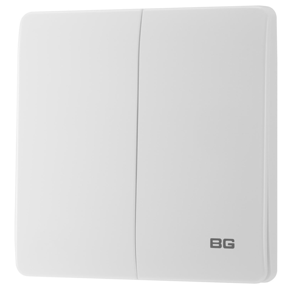 British General BG Neo Slimline Edge to Edge 2 Gang 2-Way Switch (PCWH42E)