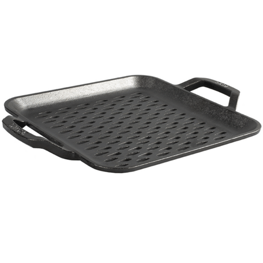 Lodge Chef Collection 11" Cast Iron Square Grill Topper (LC11SGTINT)