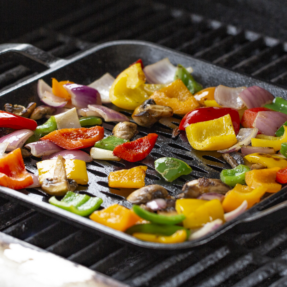 Lodge Chef Collection 11" Cast Iron Square Grill Topper (LC11SGTINT)