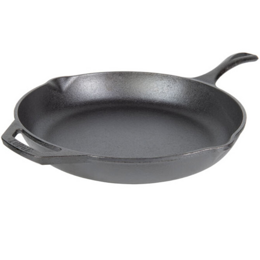 Lodge Chef Collection 12 Inch Cast Iron Skillet (LC12SKINT)