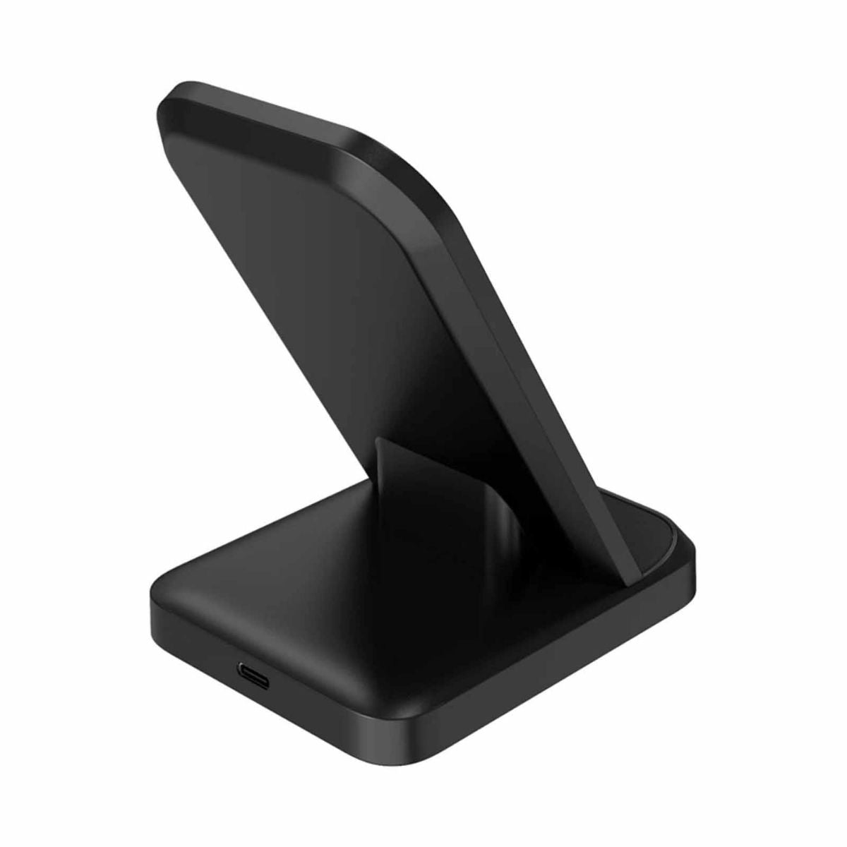 Philips 15W Qi Wireless Charger Stand | Fast Charging | USB-C Input | Anti-Slip | Black (DLP9212/00)