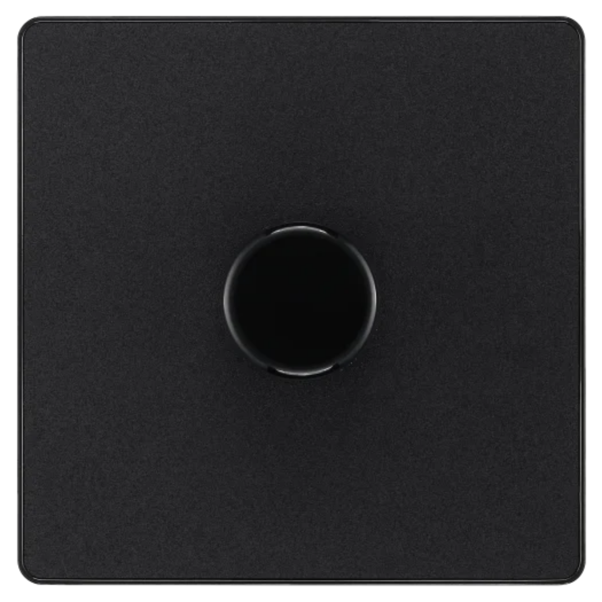 British General Evolve Matt Black 2 Way 200W Single Dimmer Switch (PCDMB81B)