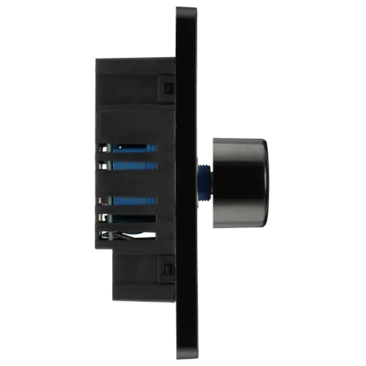 British General Evolve Matt Black 2 Way 200W Single Dimmer Switch (PCDMB81B)