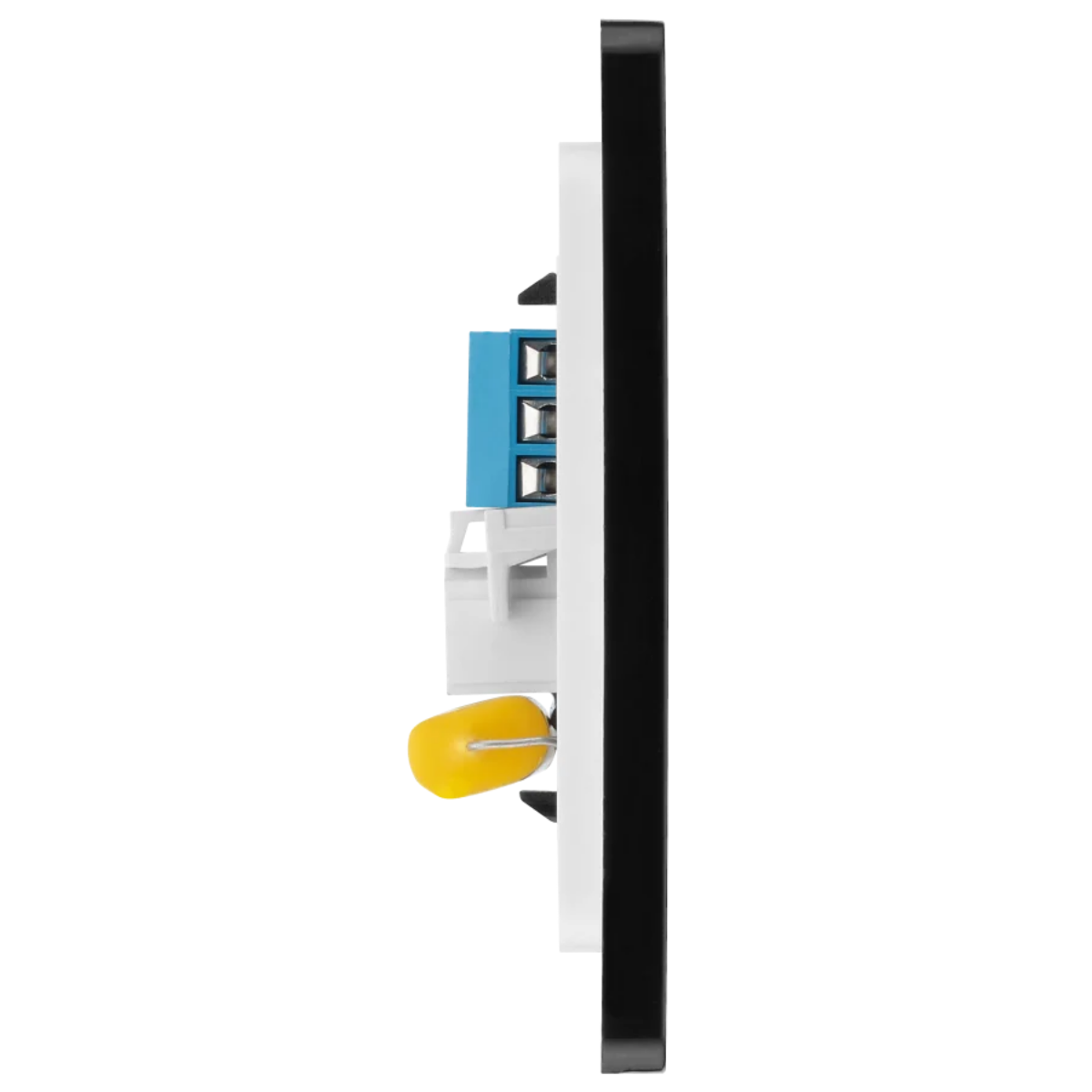 British General Evolve Matt Black Single RJ45 Telephone Socket (PCDMBRJ451B)