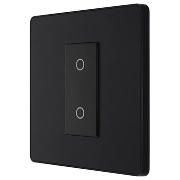 British General Evolve Matt Black 200W Single Touch Dimmer Switch 2 Way (PCDMBTDM1B)
