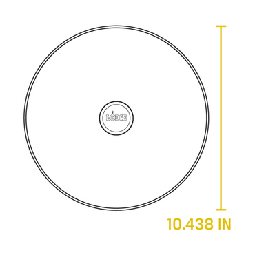 Lodge 10.25 Inch Glass Lid (GL10)