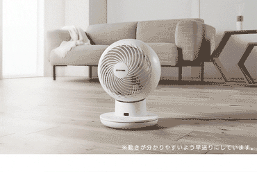 IRIS Ohyama DC JET Silent 6" Circulator Fan, White (PCF-SDS15T)