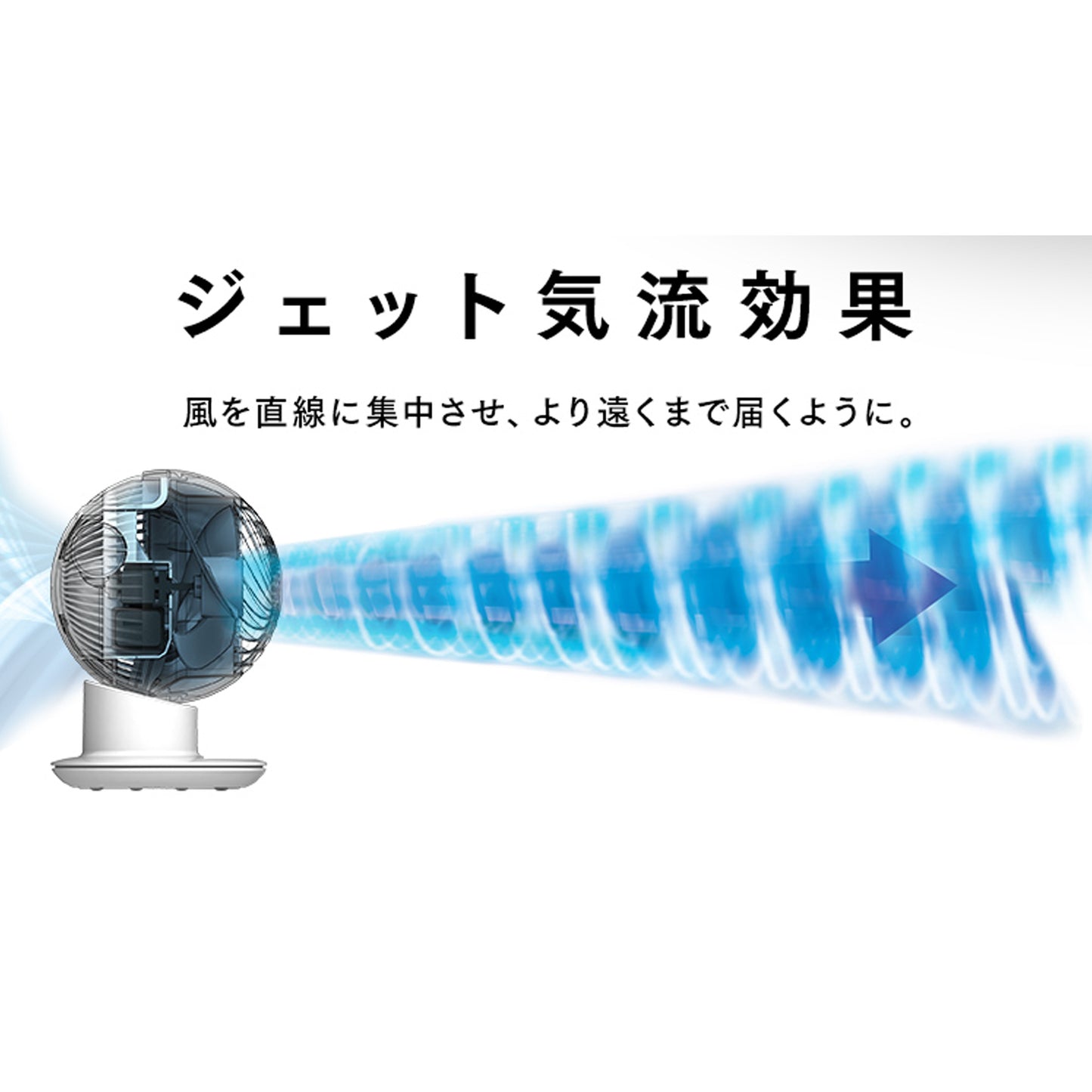 Iris Ohyama Compact Oscillation Circulator Fan, White / Pink / Blue (PCF-SC15T)