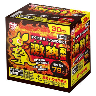 Iris Ohyama Poka-Poka Family Non-Stick Heat Pad 30R – Body Warmer, 30pcs/Box (30R)