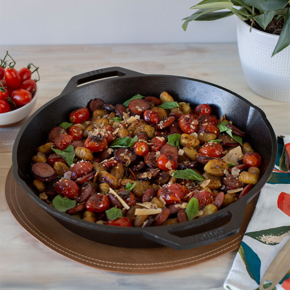 Lodge Seasoned Cast Iron Dual Handle Pan 13.25" (L12SKL)