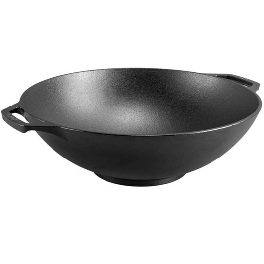 Lodge 35.5cm Seasoned Cast Iron Wok (L14WINT)