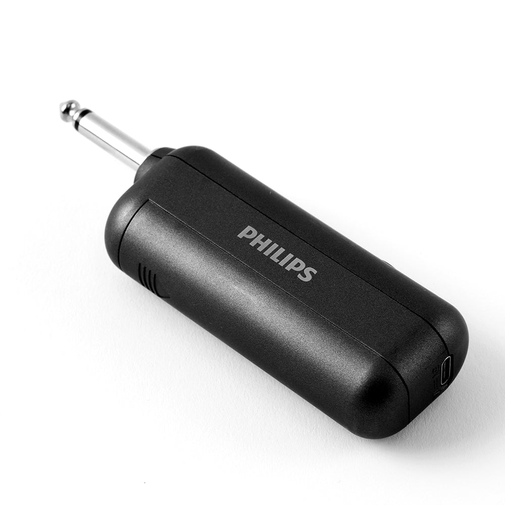Philips Wireless Karaoke & Party Microphone Set – 2.4GHz Transmission with 4-Level Gain Control (DLM3401)