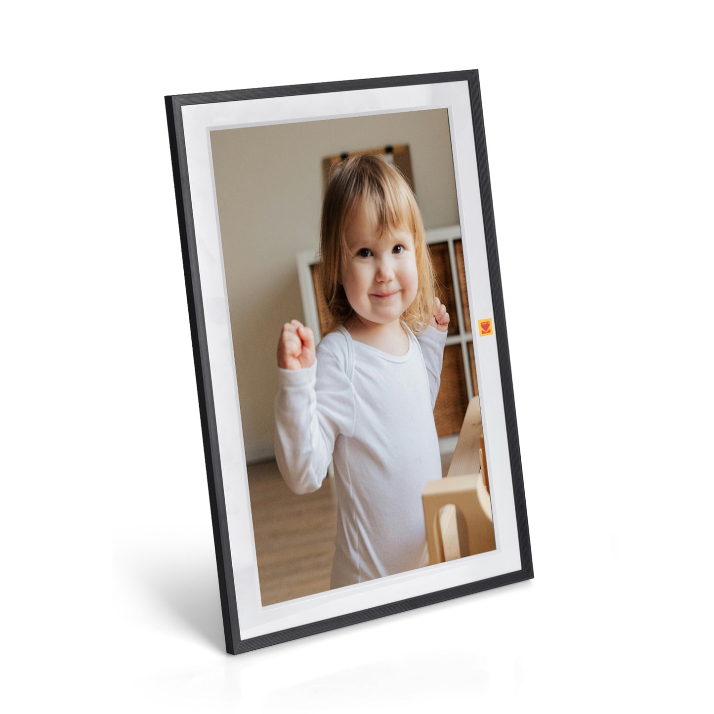 Kodak 15.6" Smart Digital Photo Frame Wooden Frame Design USB-C Safety Mark Certified (RCF-1561P)