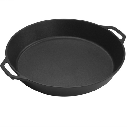 Lodge 43.1cm Seasoned Cast Iron Dual Handle Pan (L17SK3)