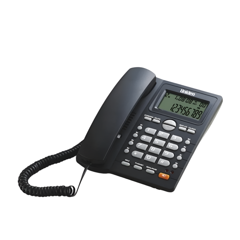 Uniden Cordless Phone Big LCD Music On Hold (AS7412)