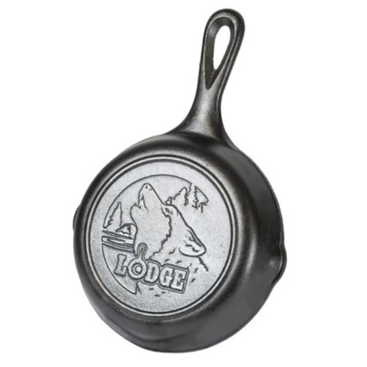 Lodge Wildlife Series™ 16.5 cm Seasoned Cast Iron Wolf Skillet (L3SKWLWFINT)