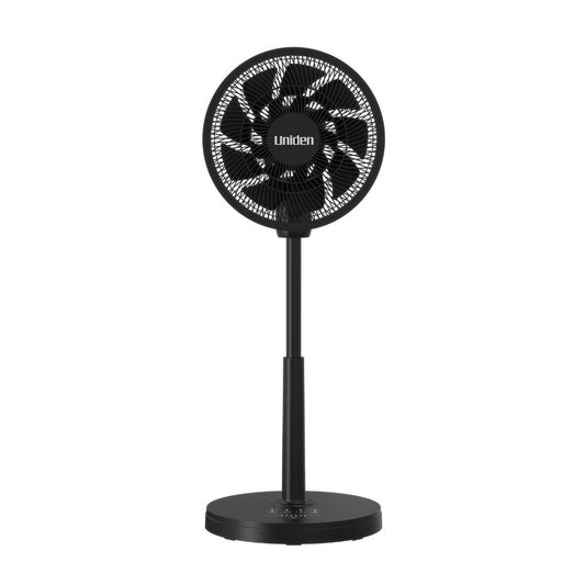 Uniden 12" 3D Oscillating DC Stand Fan (AF5120) , Black