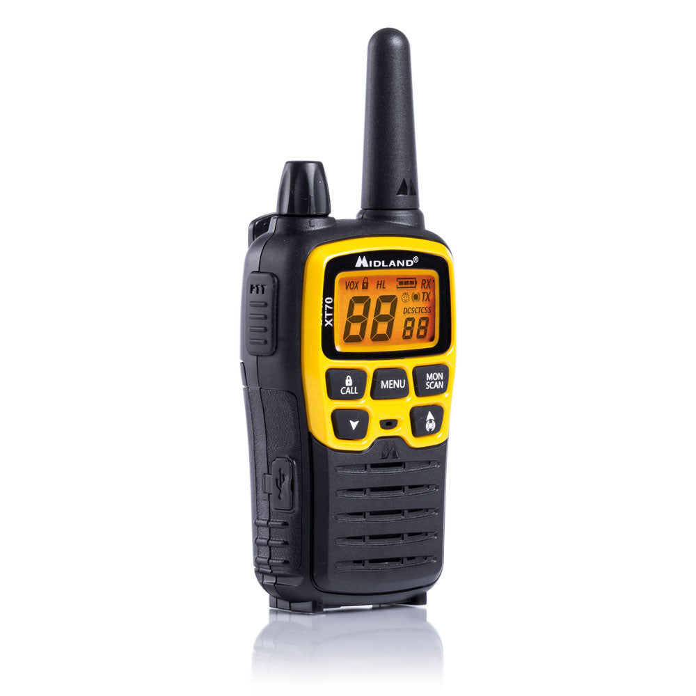 Midland Adventure 12KM Dual Band (PMR446/LPD) Walkie Talkie (XT70)