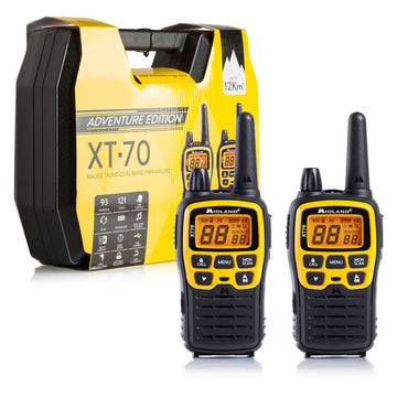 Midland Adventure 12KM Dual Band (PMR446/LPD) Walkie Talkie (XT70)