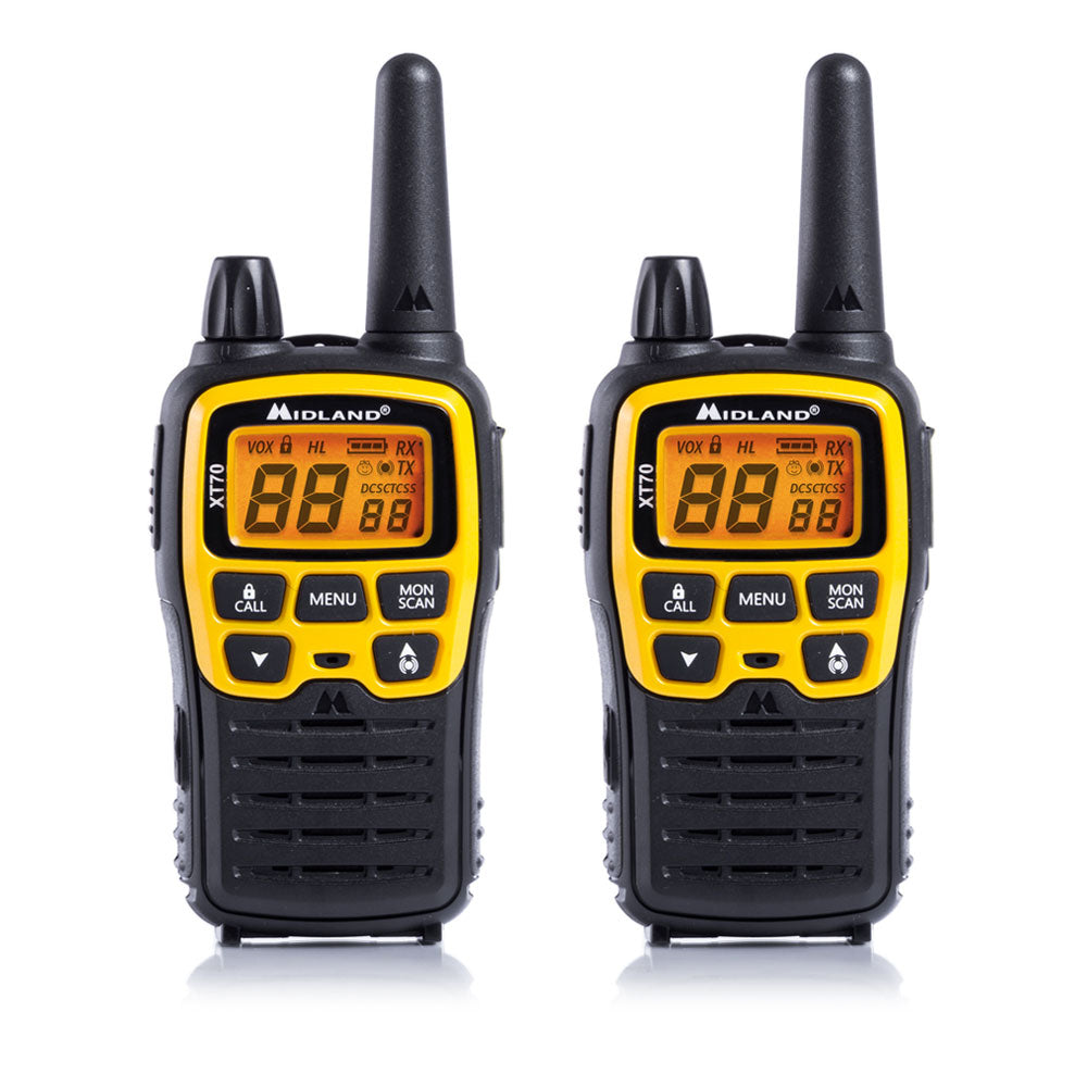 Midland Adventure 12KM Dual Band (PMR446/LPD) Walkie Talkie (XT70)