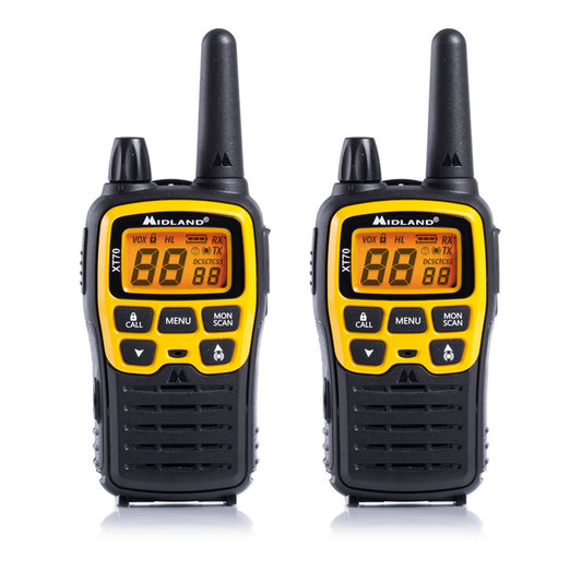 Midland Adventure 12KM Dual Band (PMR446/LPD) Walkie Talkie (XT70)