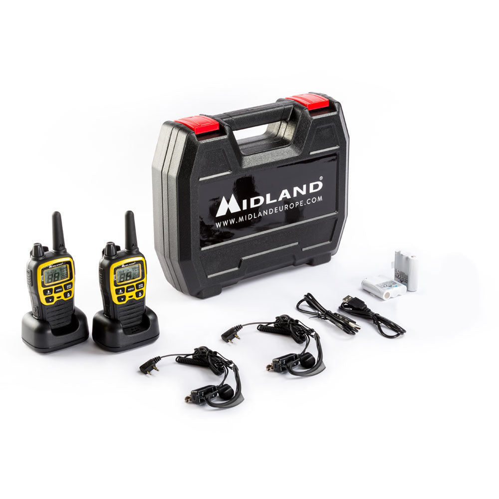 Midland Adventure 12KM Dual Band (PMR446/LPD) Walkie Talkie (XT70)