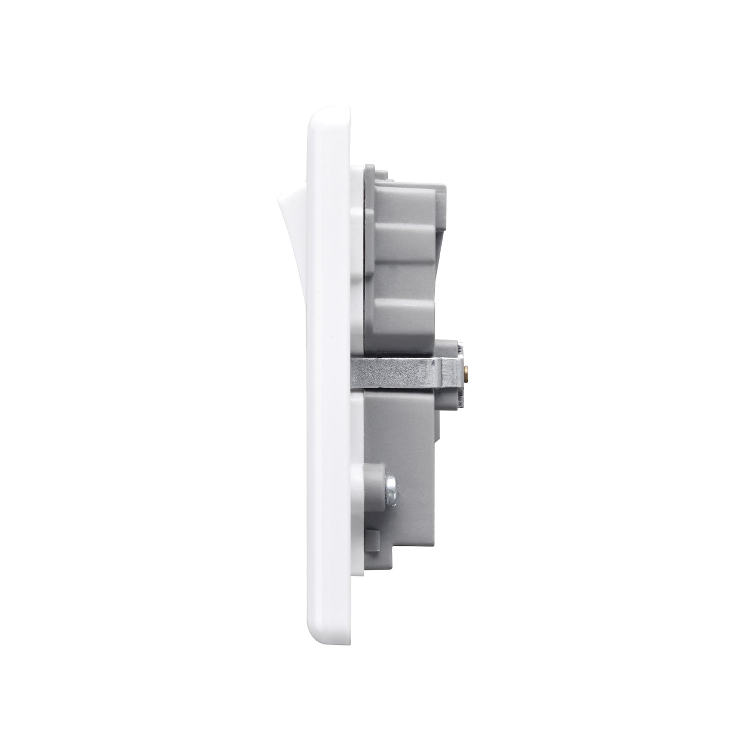 British General BG Moulded Double Gang USB Type-C Smart Charging Switched Socket (822UAC)