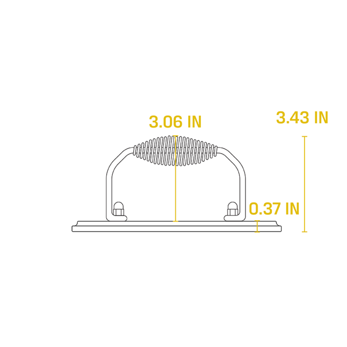 Lodge 7.5" Round Cast Iron Grill Press (LGPR3)