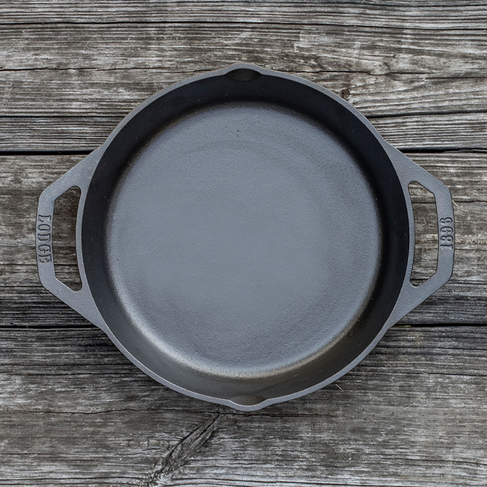 Lodge Cast Iron Classic Seasoned Cast Iron Dual Handle Pan 10.25" (L8SKL)
