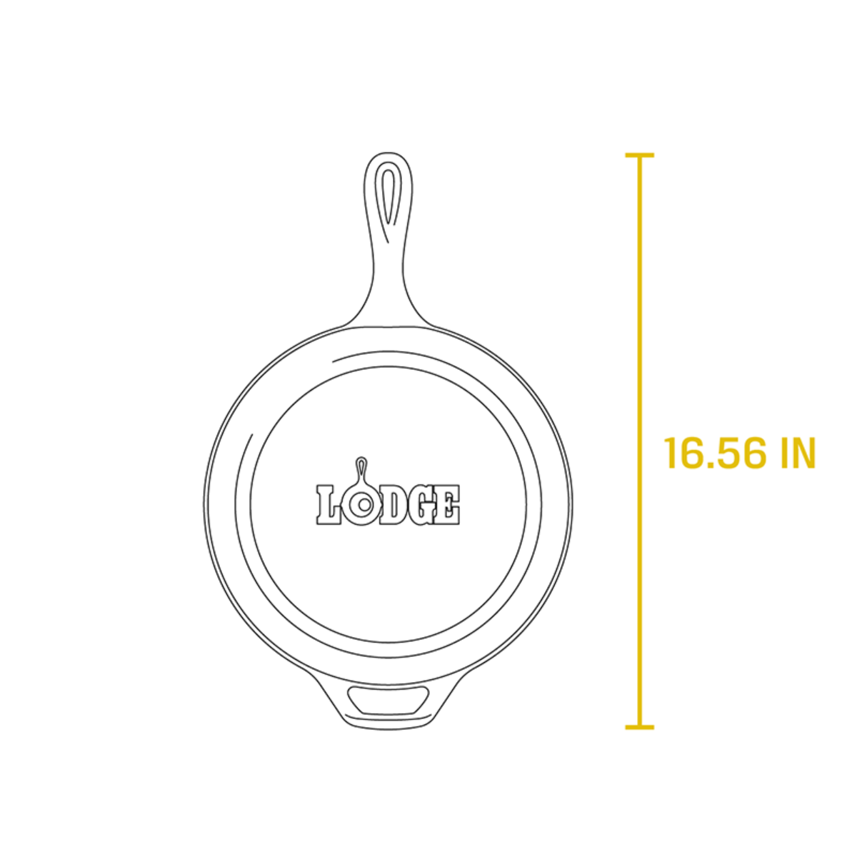 Lodge Seasoned Cast Iron Combo Cooker 3.2QT/10.25" (LCC3)