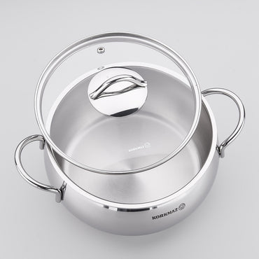 Korkmaz Tombik 24x12cm/5.5ℓ Casserole Pot (A1075)