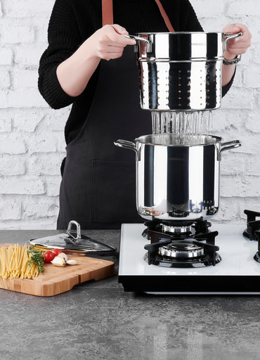 Korkmaz Perla 20x18cm/5.6ℓ Spaghetti Cookware Set (A1523)