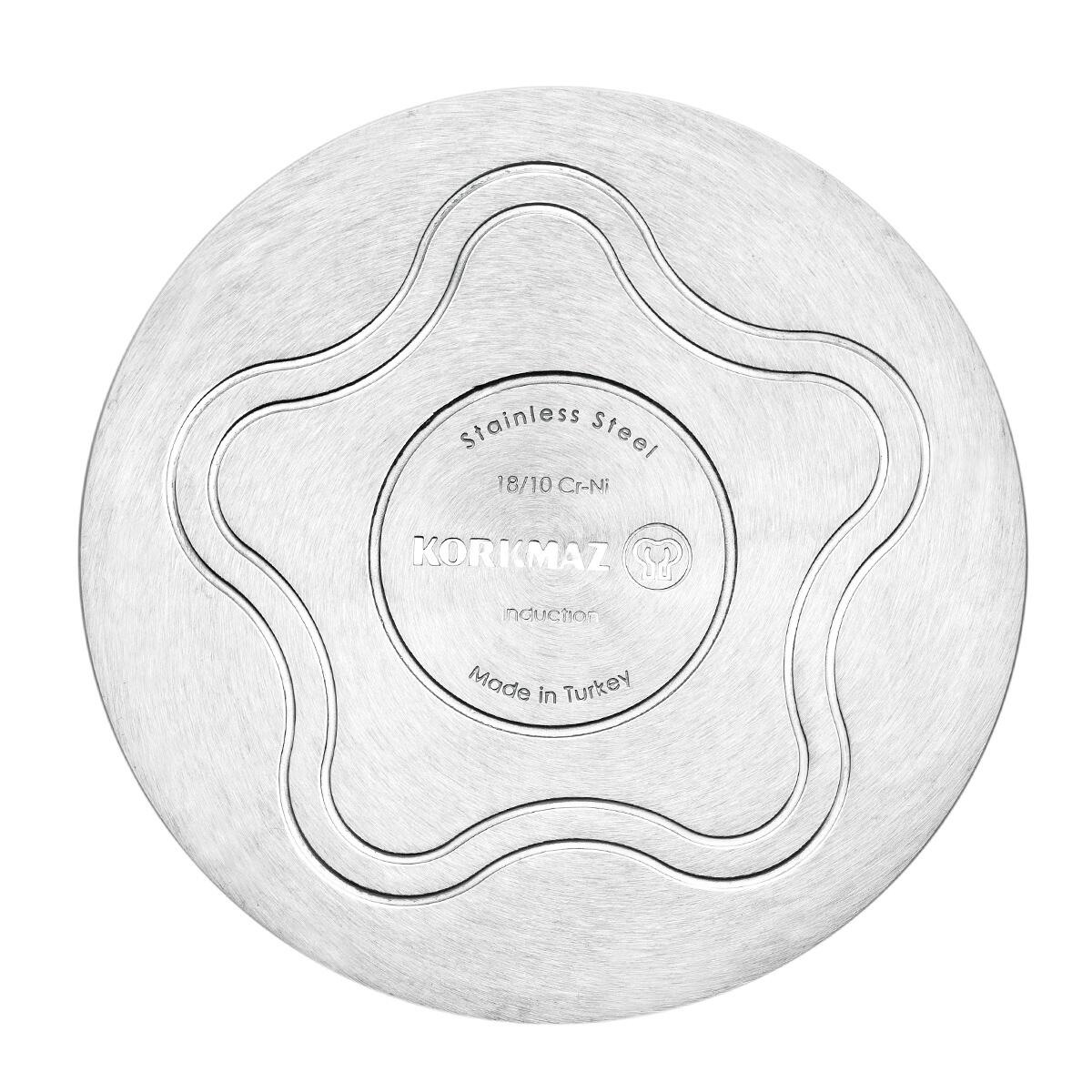 Korkmaz Perla Lidded 16x8cm/1.6ℓ Saucepan (A1648)