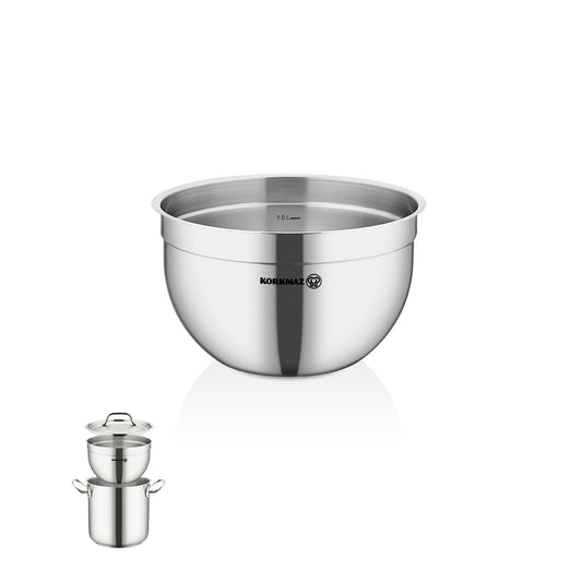 Korkmaz Proline Gastro 24x15cm/5.4ℓ Food Preparation Container (A2777)