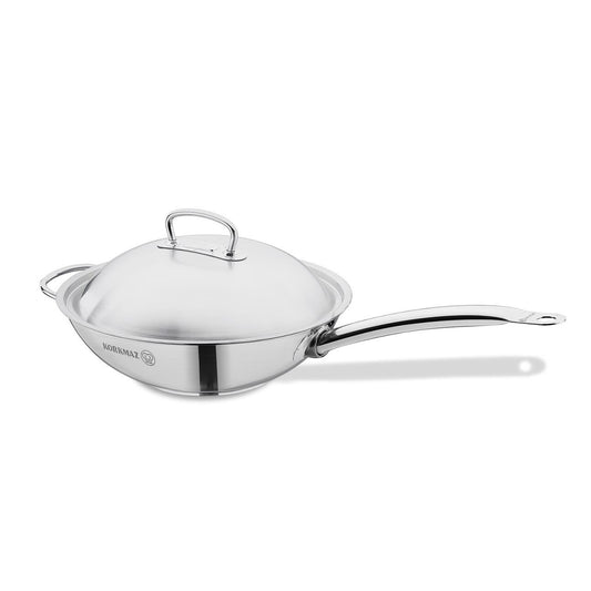 Korkmaz Proline Auxiliary Handle 32x9cm/5.2ℓ Wok with Lid (A2796)