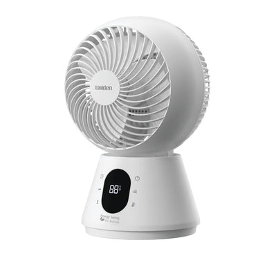 Uniden 6" DC Motor 360° Oscillation Circulator Fan Compact & Energy Efficient (AF5110)