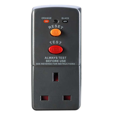 Masterplug RCD Safety Adaptor Black (ARCDKG)