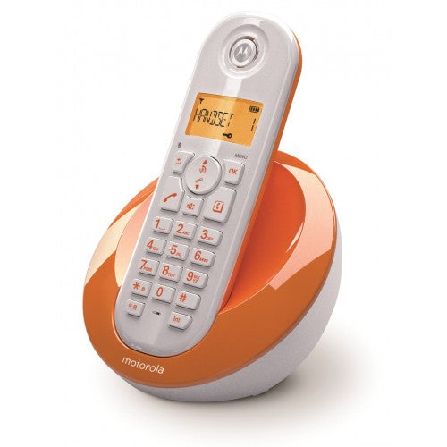 Motorola Curve Design Digital Cordless Phone (C601)