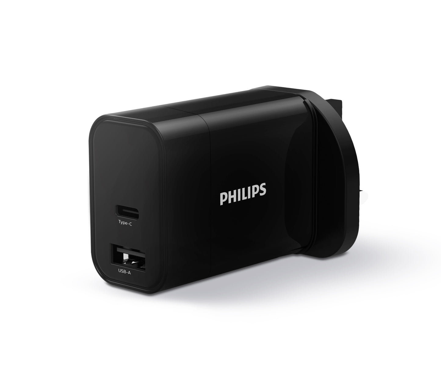 Philips Wall Charger USB Type C and Type A port 30W Power delivery Ultra fast Smart Protection (DLP2621)