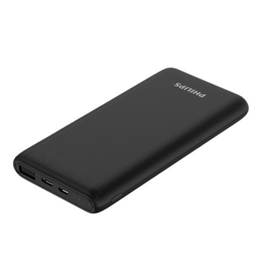 Philips Powerbank 10,000 mAh Type C PD 3.0 20W Support iPhone Fast Charger Dual (DLP2711CB/00)