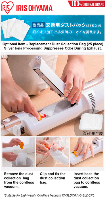 Iris Ohyama Vacuum Cleaner Disposable Dust Pack | No Warranty (FDPAG1414)