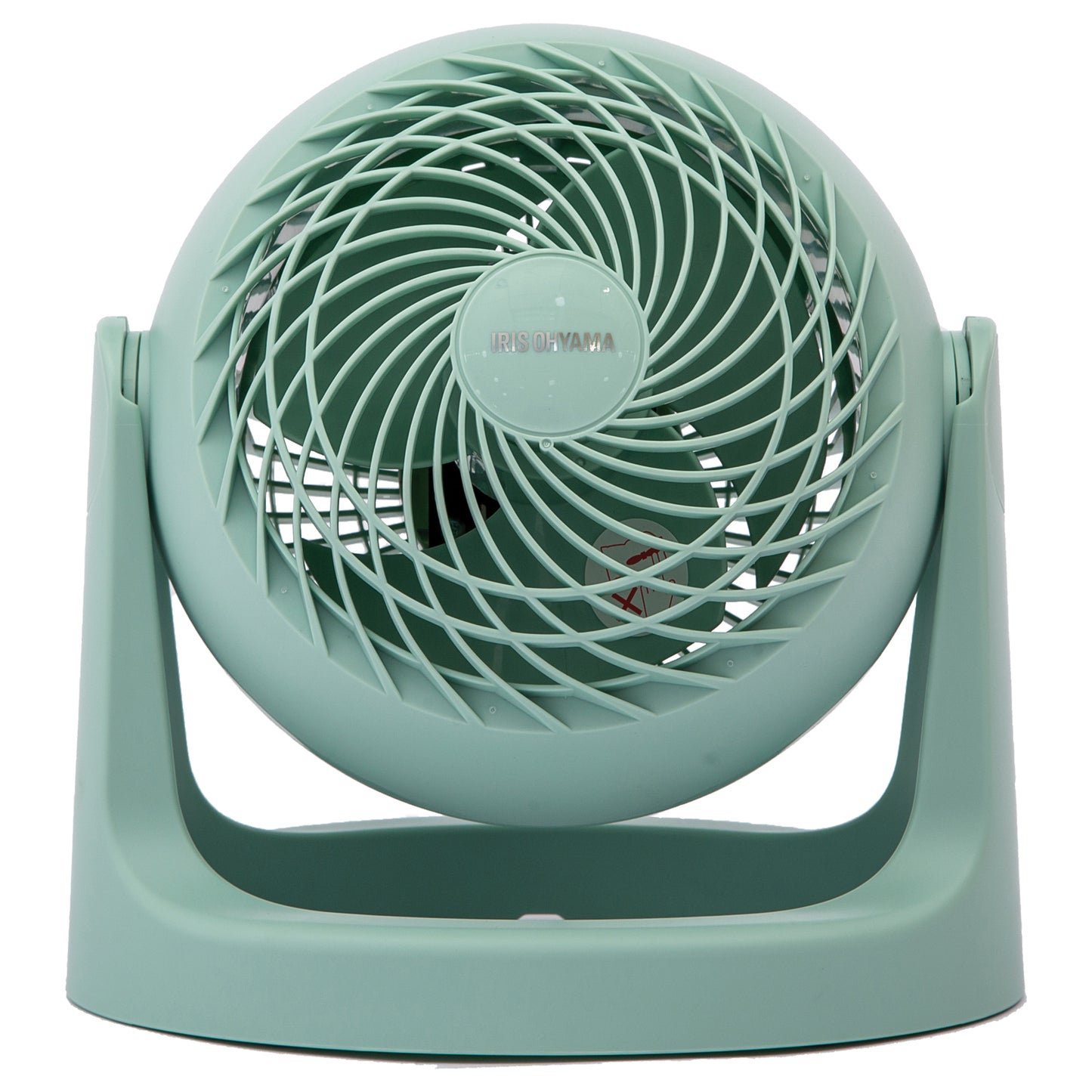 Iris Ohyama 6" Circulator Fan Black / Green / Pink (PCF-HE15)