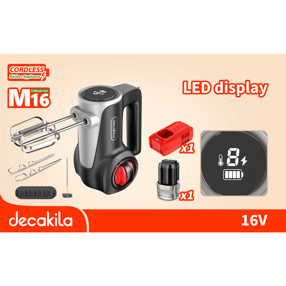 Decakila 16V SHARE Battery Series Cordless Hand Mixer (KEMX023)