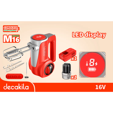 Decakila 16V SHARE Battery Series Cordless Hand Mixer (KEMX023)
