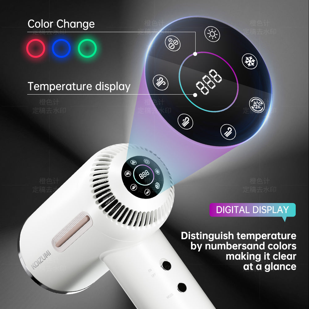 Koizumi Plasma Ion BLDC Hair Dryer (1600W) – White (KHD-G800/WD )
