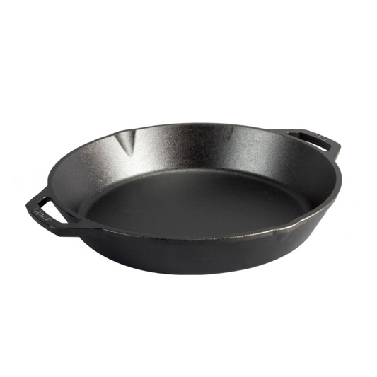 Lodge Seasoned Cast Iron Dual Handle Pan 13.25" (L12SKL)