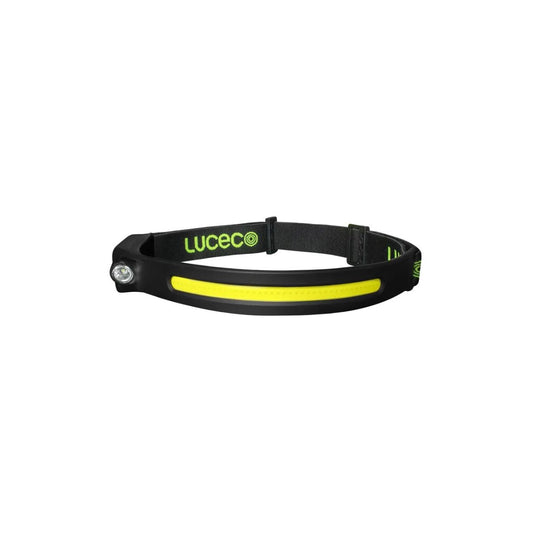 Luceco Flexible Headtorch with Motion Sensor 350lm+150lm USB Rechargeable (LILHF35P65)